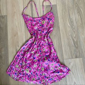 Vintage Mini Floral Slip Dress